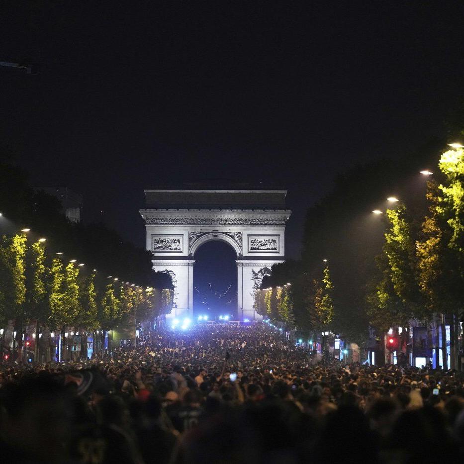 PSG fans raise the roof as triumphant players hold aloft Champions League trophy